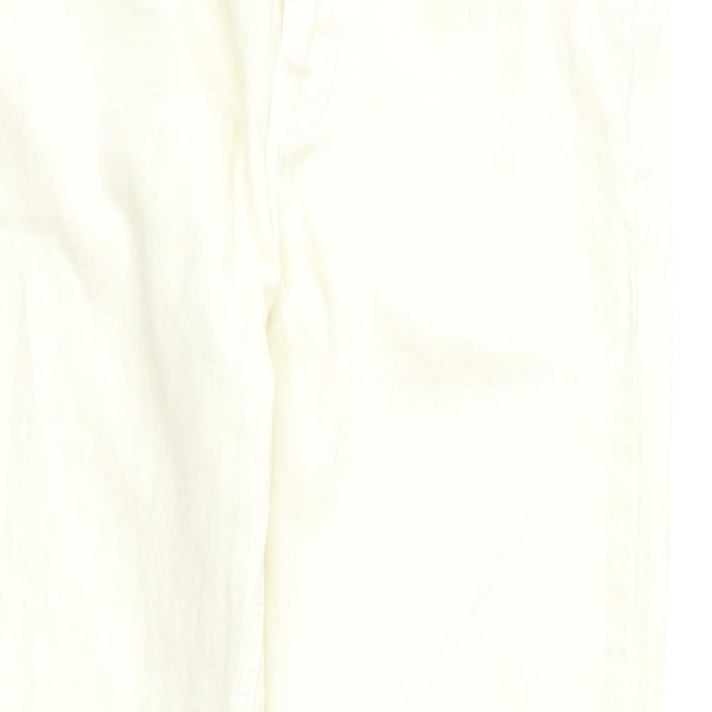 Womens UK Size 27 in Jack Wills Regular Fit Straight Yellow Jeans