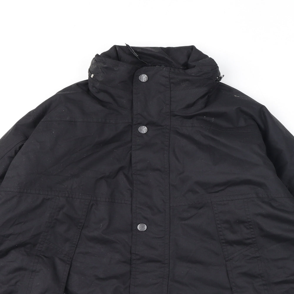 Mens UK Size XL Jack Murphy Black Rain Coat