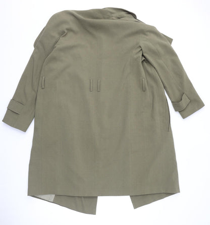 Womens UK Size 8 ASOS Green Overcoat