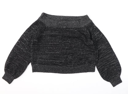 Womens UK Size M Divided by H&M Black Pullover Jumper