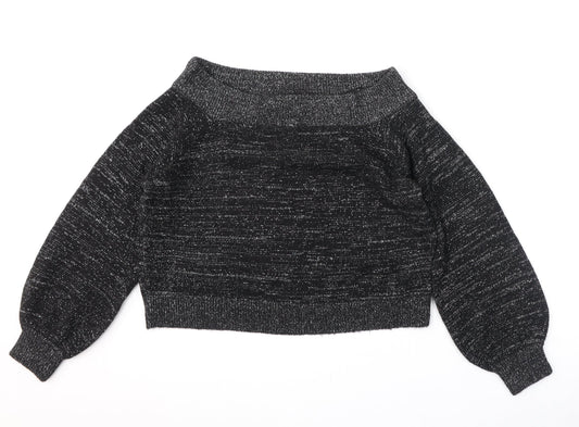 Womens UK Size M Divided by H&M Black Pullover Jumper