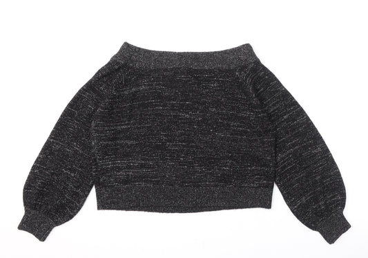 Womens UK Size M Divided by H&M Black Pullover Jumper
