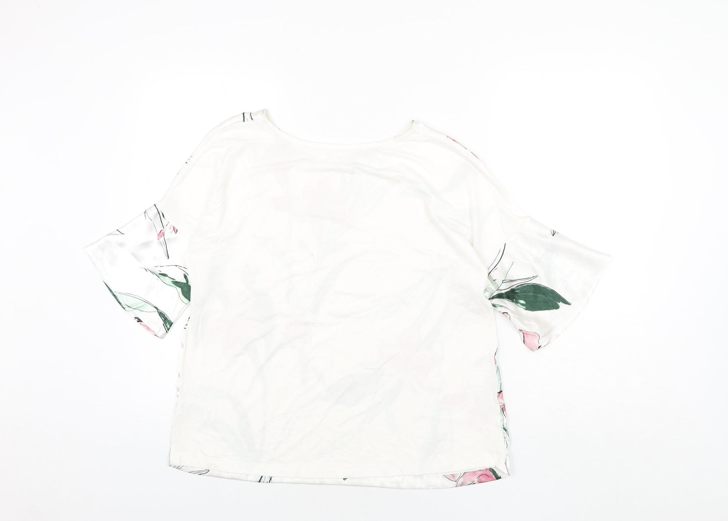 Womens UK Size 10 Marks and Spencer White Basic Blouse