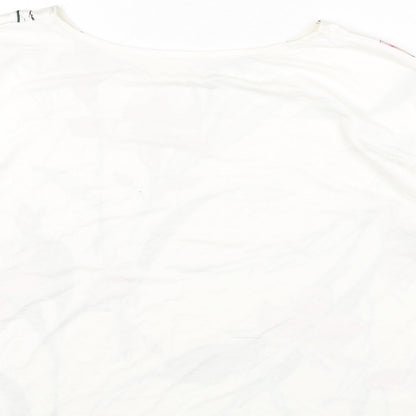 Womens UK Size 10 Marks and Spencer White Basic Blouse