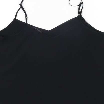 Womens UK Size 14 Marks and Spencer Black Camisole Blouse