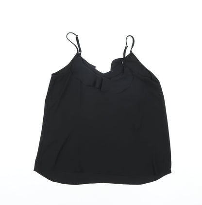 Womens UK Size 12 Wallis Black Basic Blouse