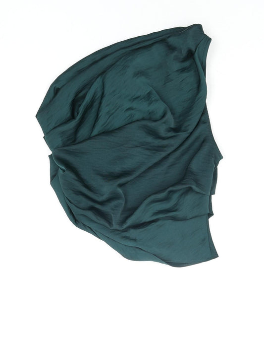 Womens UK Size 8 ASOS Green Basic Blouse