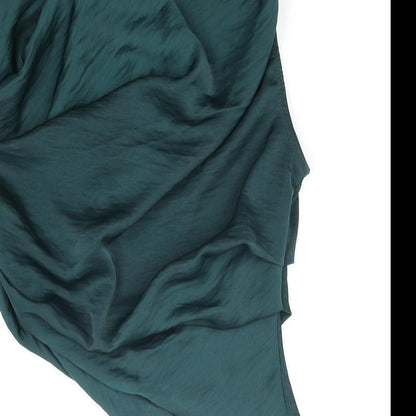 Womens UK Size 8 ASOS Green Basic Blouse