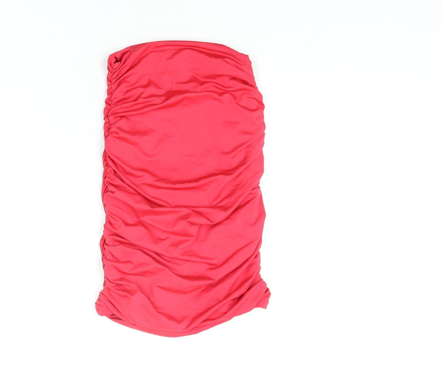 Oh Polly Womens Pink Polyester Bandage Skirt Size 4 - Rouched