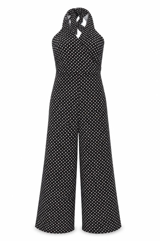 Womens UK Size M Oasis One-Piece Black Jumpsuit