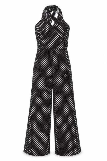 Womens UK Size M Oasis One-Piece Black Jumpsuit