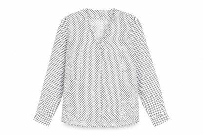 Womens UK Size S Mango White Basic Button-Up