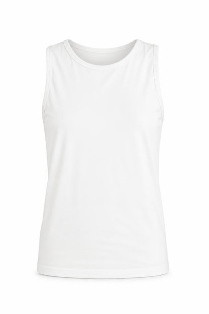 Womens UK Size 6 PRETTYLITTLETHING White Basic Tank