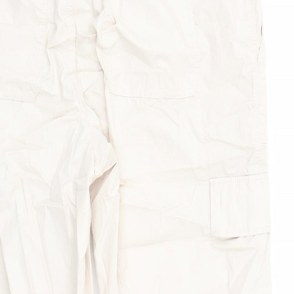 Womens UK Size 20 Marks and Spencer Regular Fit Cargo Beige Trousers