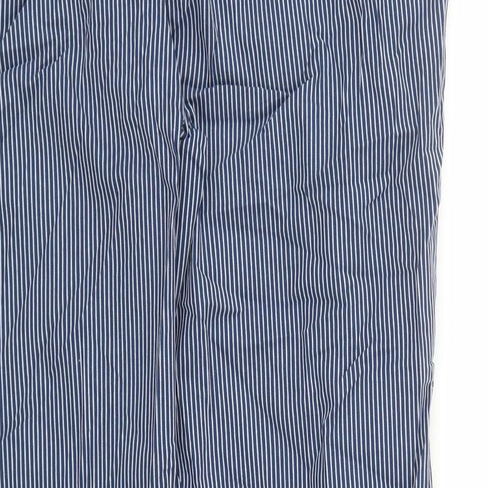 Womens UK Size 12 Marks and Spencer Regular Fit  Blue Trousers