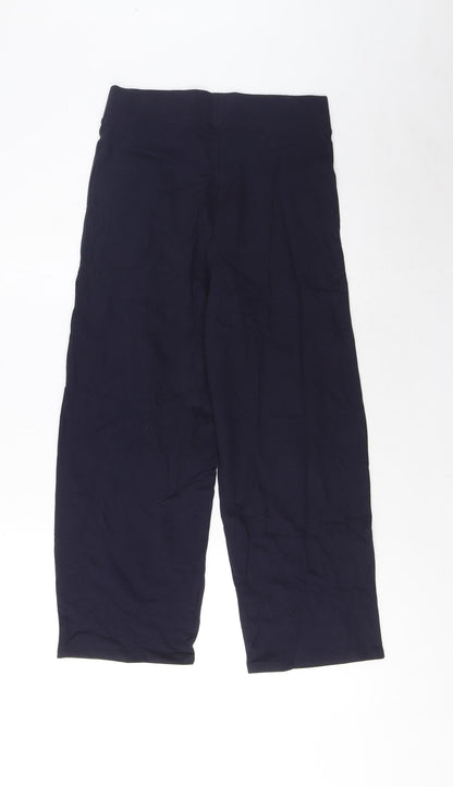 Womens UK Size 6 Marks and Spencer Regular Fit Sweatpants Blue Trousers