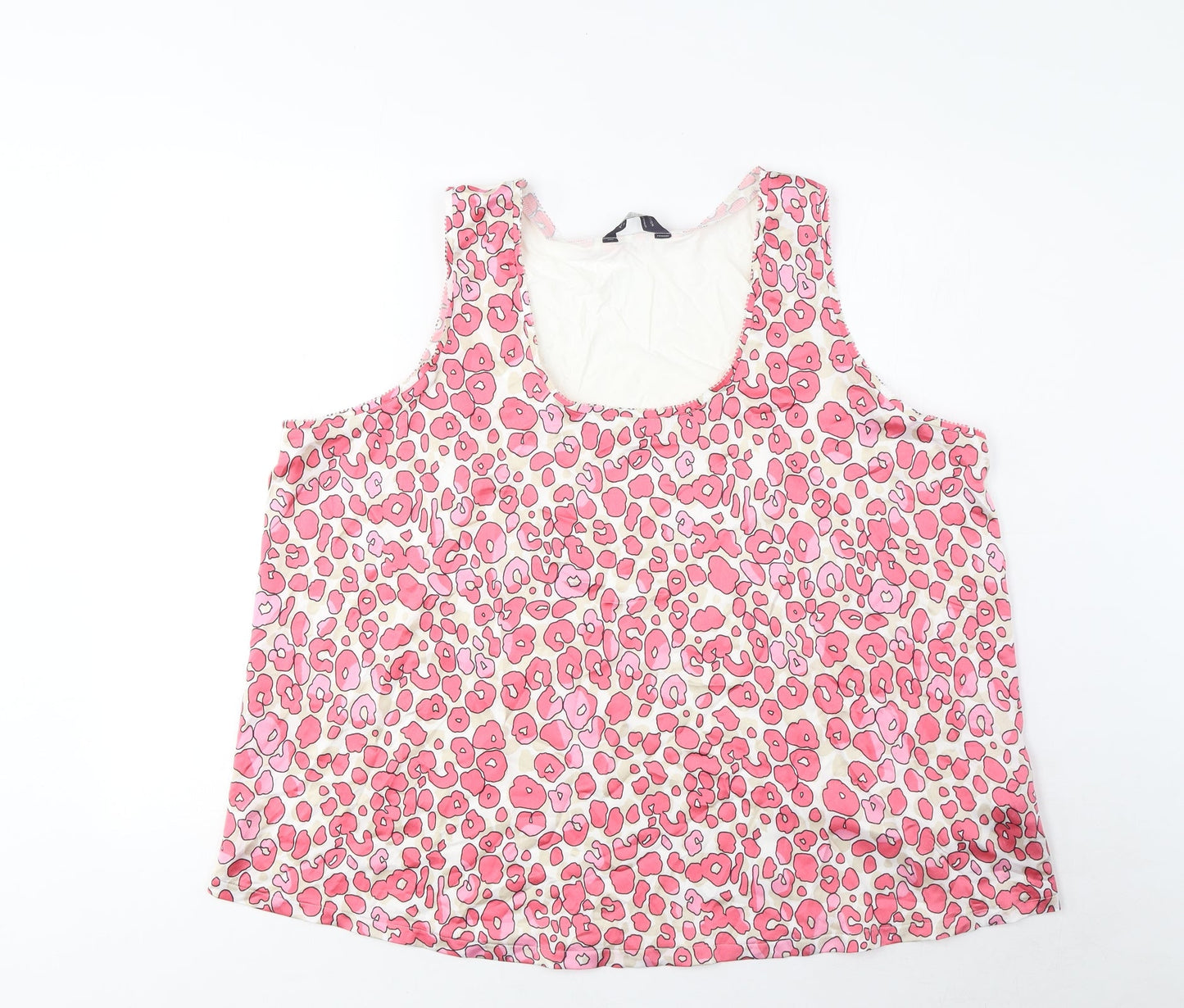 Womens UK Size 18 Marks and Spencer Pink Basic Tank