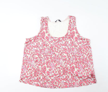 Womens UK Size 18 Marks and Spencer Pink Basic Tank