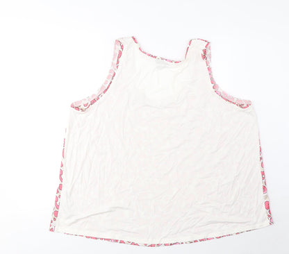 Womens UK Size 18 Marks and Spencer Pink Basic Tank