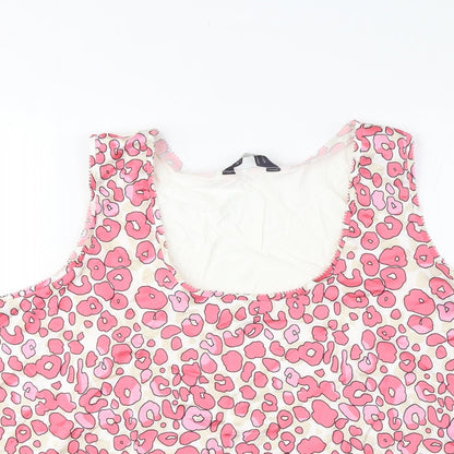Womens UK Size 18 Marks and Spencer Pink Basic Tank