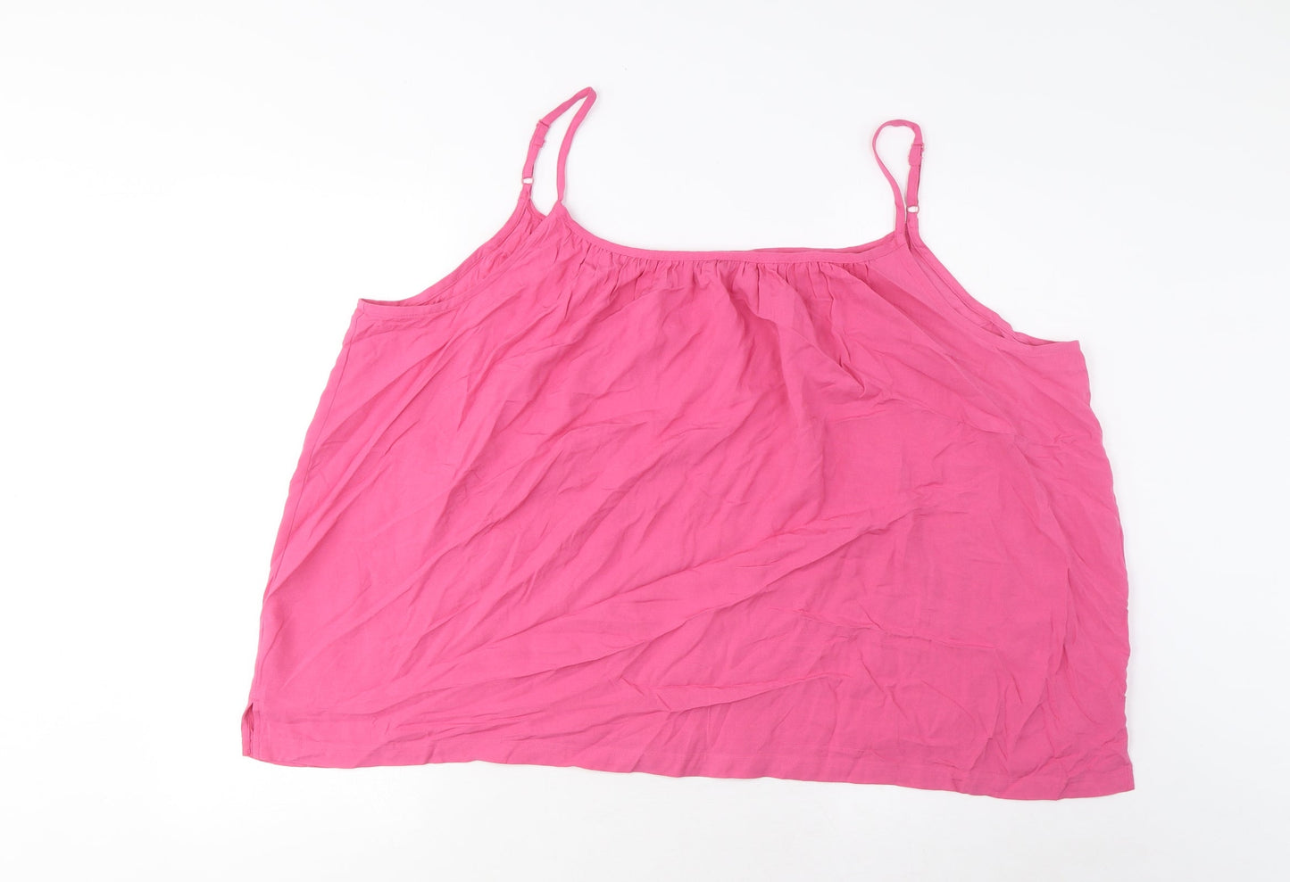 Womens UK Size 22 Marks and Spencer Pink Camisole Tank