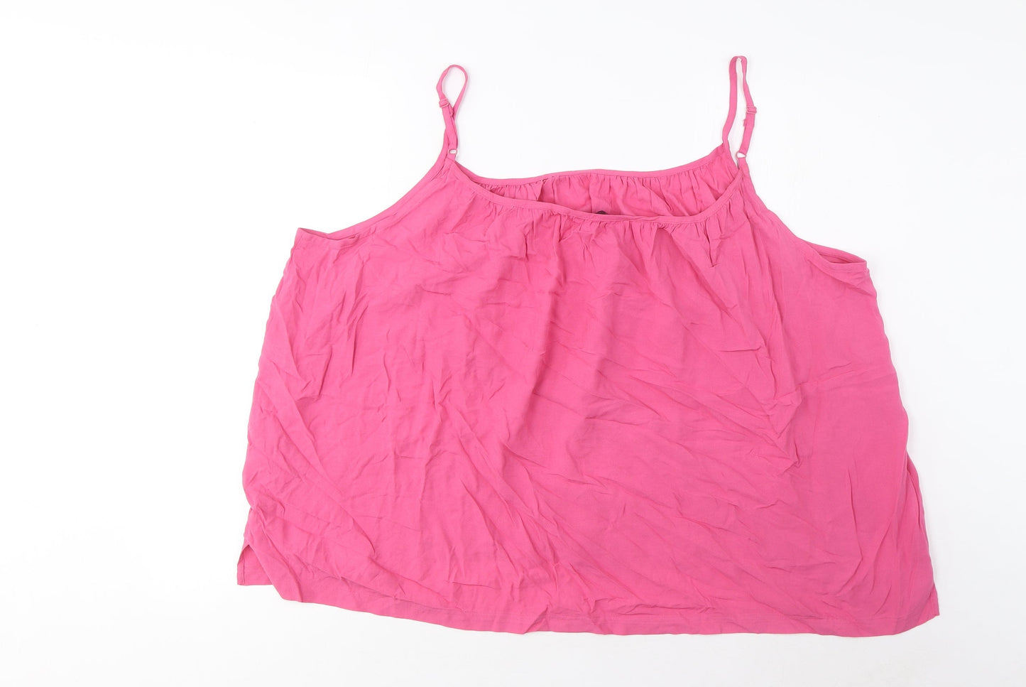 Womens UK Size 22 Marks and Spencer Pink Camisole Tank