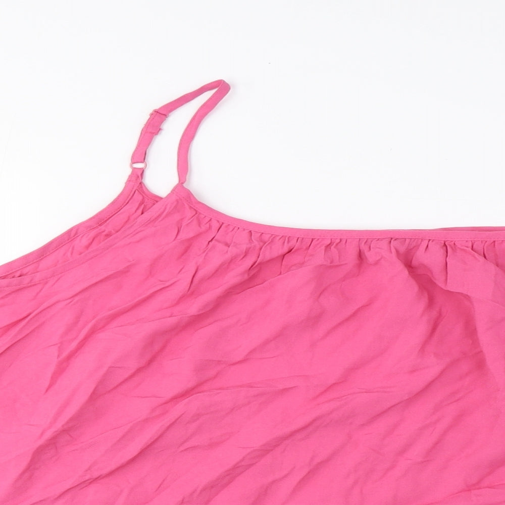 Womens UK Size 22 Marks and Spencer Pink Camisole Tank