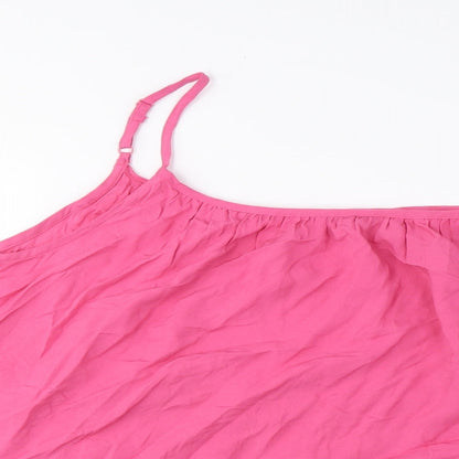 Womens UK Size 22 Marks and Spencer Pink Camisole Tank