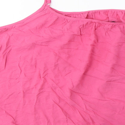 Womens UK Size 22 Marks and Spencer Pink Camisole Tank