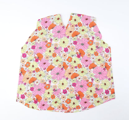 Womens UK Size 24 Marks and Spencer Multicoloured Basic Tank