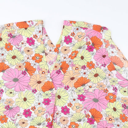 Womens UK Size 24 Marks and Spencer Multicoloured Basic Tank