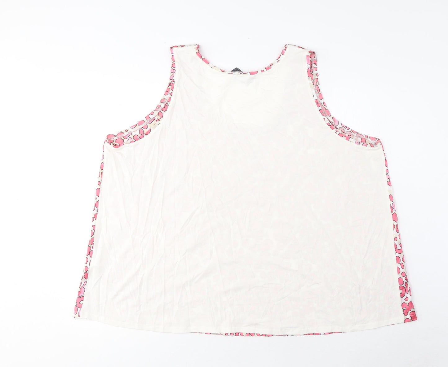 Womens UK Size 24 Marks and Spencer Pink Basic Tank