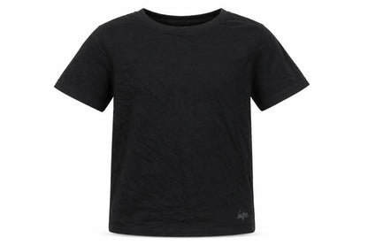 Hype Boys Black Polyester Basic T-Shirt Size 7-8 Years Round Neck Pullover