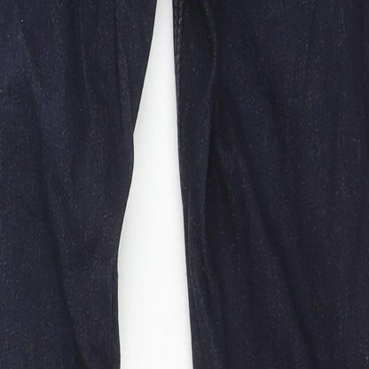 Easy Mens Blue Cotton Skinny Jeans Size 28 in L32 in Regular Zip