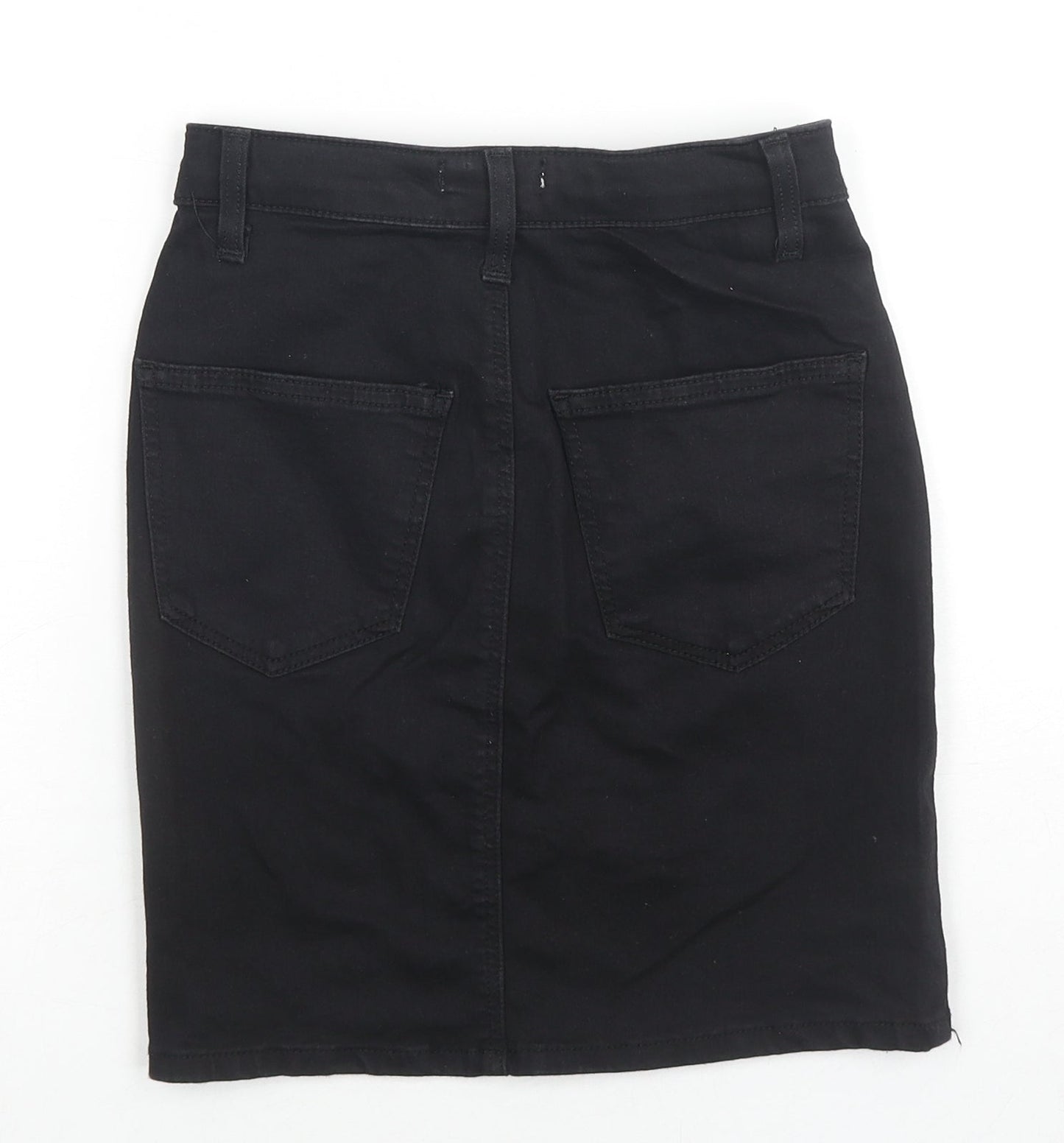 Womens UK Size 6 Topshop A-Line Denim Skirt
