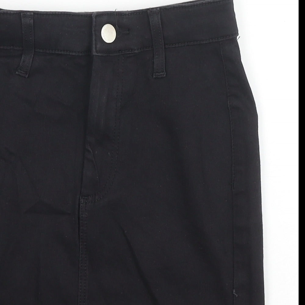 Womens UK Size 6 Topshop A-Line Denim Skirt