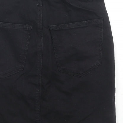 Womens UK Size 6 Topshop A-Line Denim Skirt