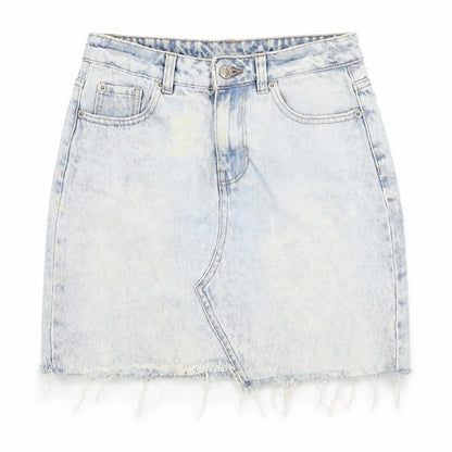 Womens UK Size 8 New Look A-Line Denim Skirt