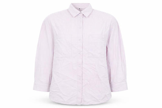 Womens UK Size XS Divided by H&M Pink Basic Button-Up