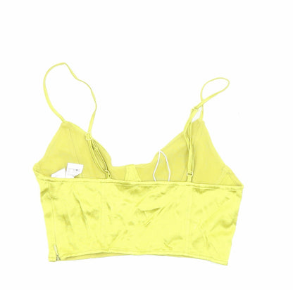 Womens UK Size M Zara Green Camisole Tank