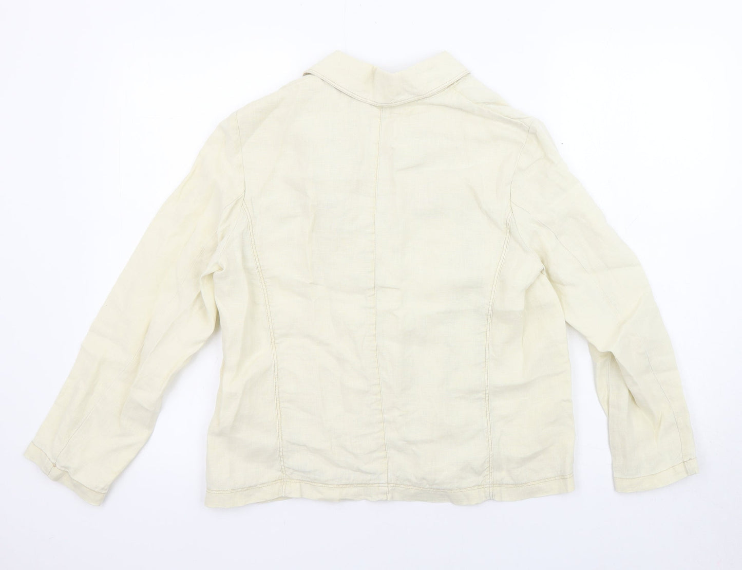 Womens UK Size 10 River Island Ivory Jacket