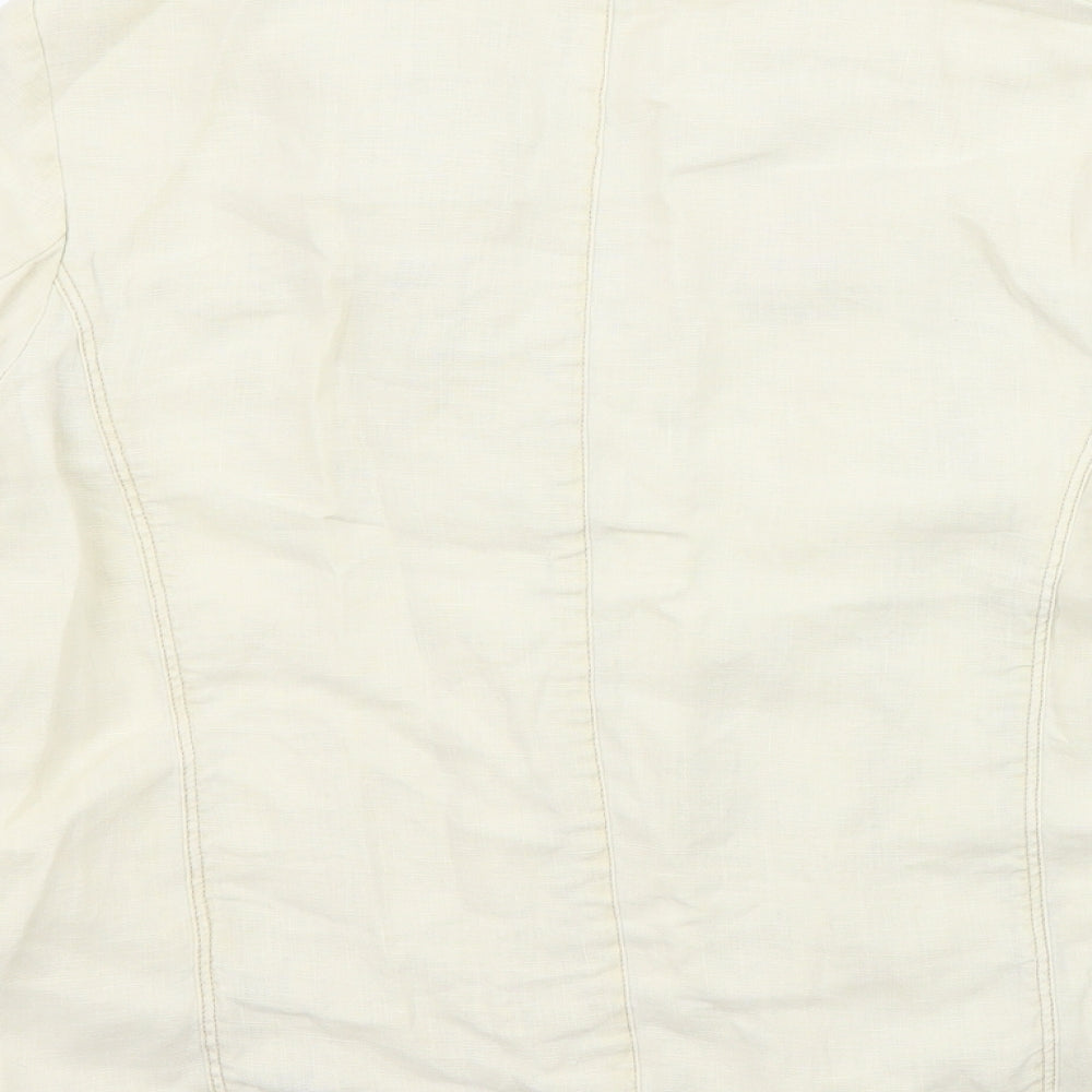 Womens UK Size 10 River Island Ivory Jacket