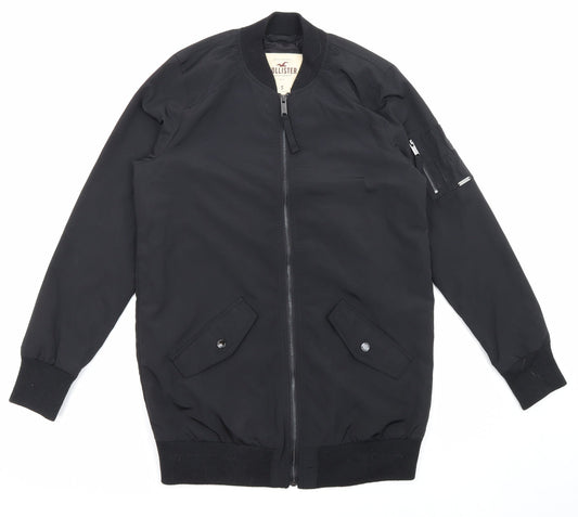 Mens UK Size S Hollister Black Jacket