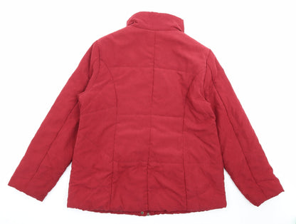 Womens UK Size 16 BHS Red Jacket