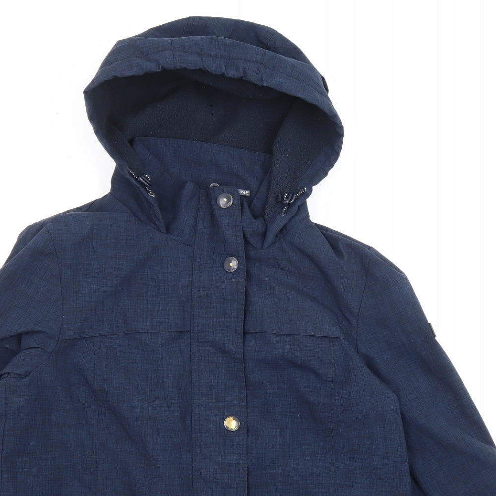 Maine Womens Blue Jacket Size 10 Zip