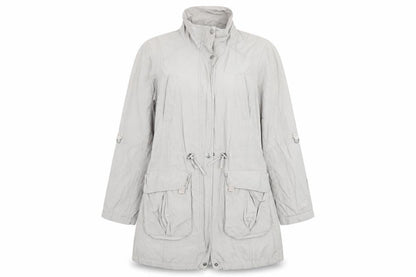 Womens UK Size 14 Indigo Grey Anorak Coat