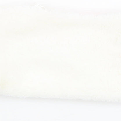 Cutey Couture Girls Ivory Basic Jacket Jacket Size 6-9 Months Button - Faux Fur, Size 6-12