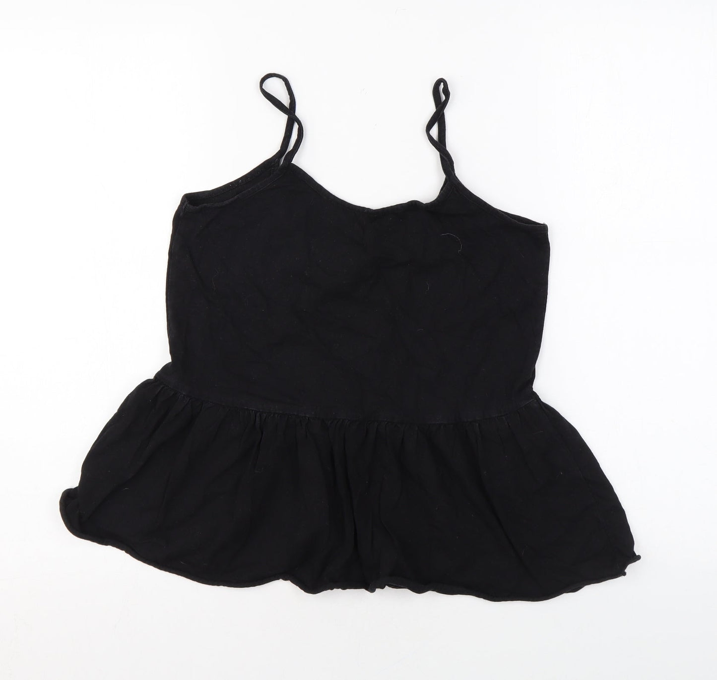 Womens UK Size 8 ASOS Black Camisole Tank