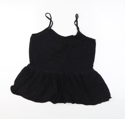 Womens UK Size 8 ASOS Black Camisole Tank