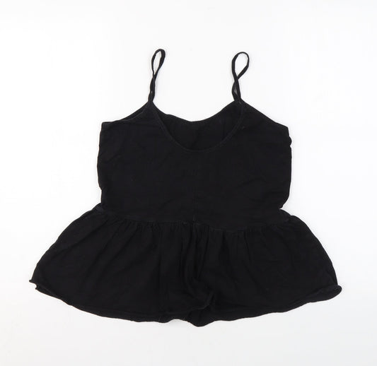 Womens UK Size 8 ASOS Black Camisole Tank